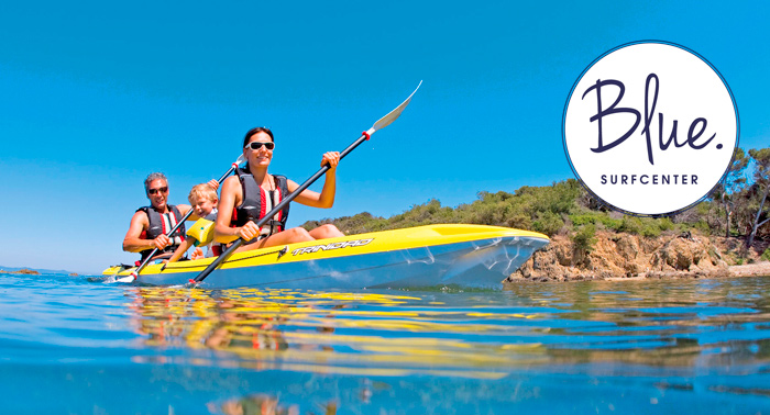 Para 2: Alquiler de Kayak doble durante 1h o 2h, en Roquetas de Mar. ¡Y a navegar!