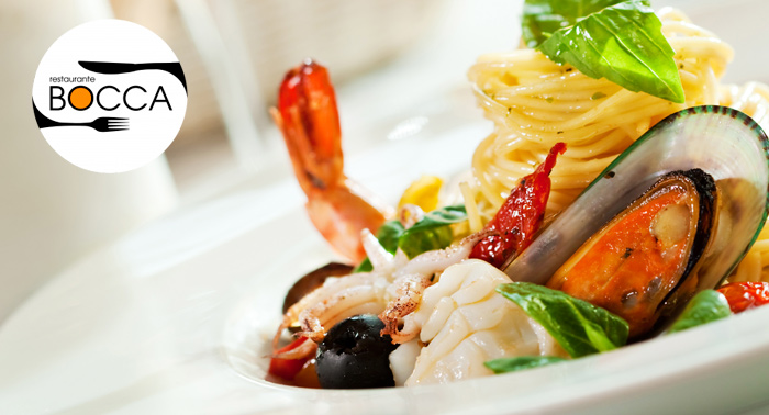 Menú Degustación Italiano para 2 Personas en Restaurante Bocca ¡Elige el tuyo!