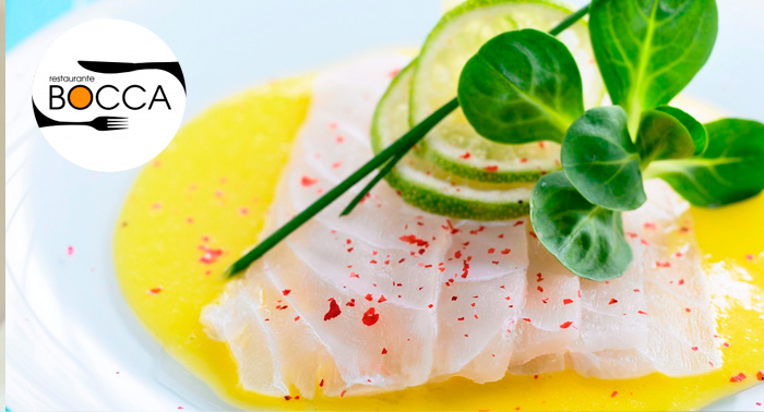 Menú Degustación Italiano para 2 Personas en Restaurante Bocca ¡Elige el tuyo!