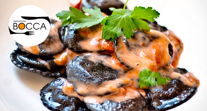 Menú Degustación Italiano para 2 Personas en Restaurante Bocca ¡Elige el tuyo!