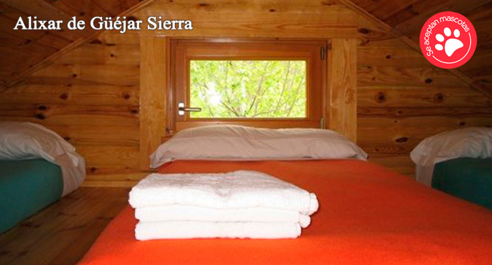 Cabaña Rural para 2, 4 o 5 personas en Güejar Sierra ¡Escápate a Sierra Nevada!