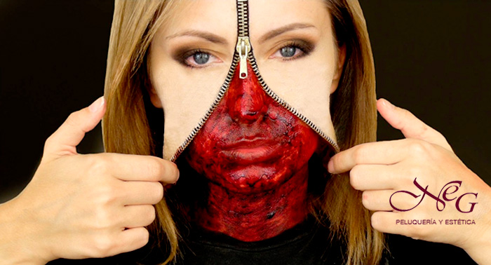 ¡Un plan de miedo! Maquillaje profesional para Halloween con opción a Peinado