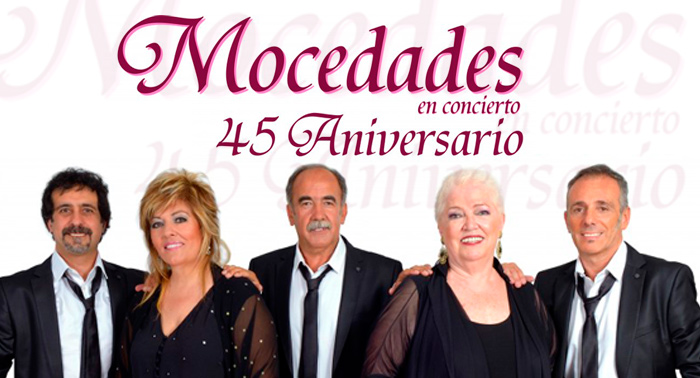 Concierto 45 Aniversario de Mocedades en Teatro Martín Recuerda en Almuñecar