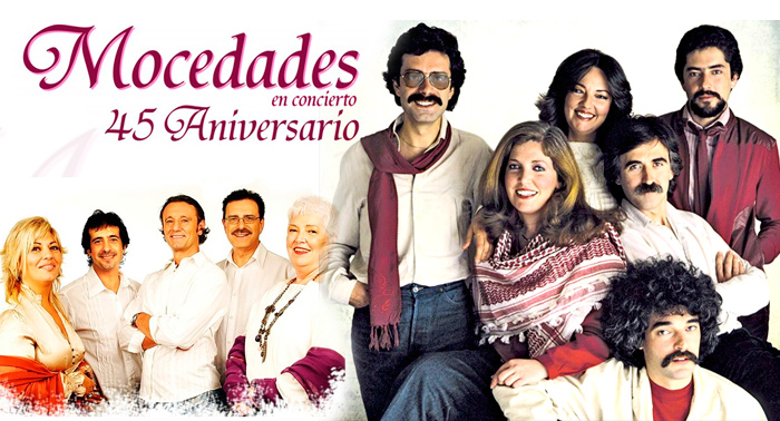 Concierto 45 Aniversario de Mocedades en Teatro Martín Recuerda en Almuñecar