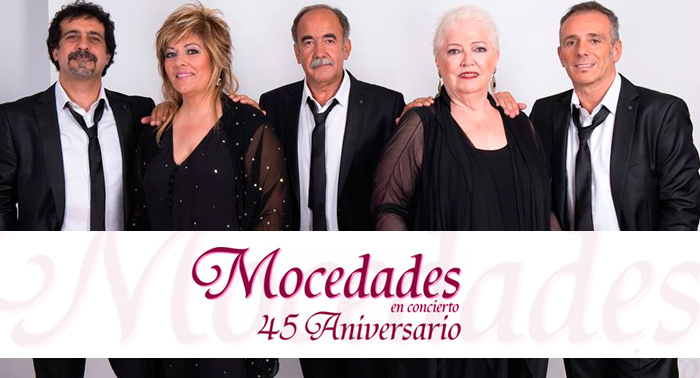 Concierto 45 Aniversario de Mocedades en Teatro Martín Recuerda en Almuñecar