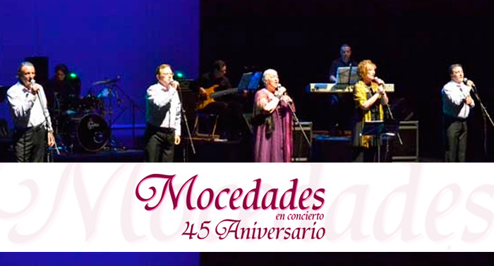Concierto 45 Aniversario de Mocedades en Teatro Martín Recuerda en Almuñecar