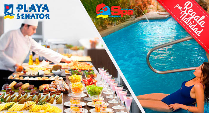 Un Gran Regalo: Spa + Buffet libre en Acquaplaya Playasol Spa Hotel
