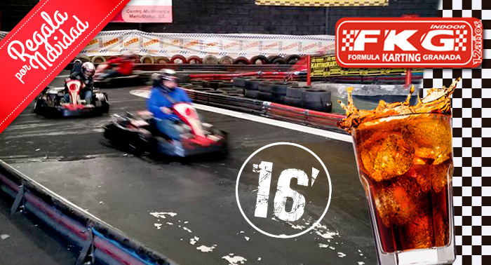 ¡Disfruta de la Velocidad! Sesión de Karting de 16 Minutos + 1 Bebida