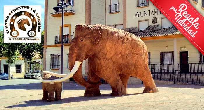 Ruta del Mamut a pie + Ruta del Tigre Diente de Sable a caballo + Sesión Fotográfica