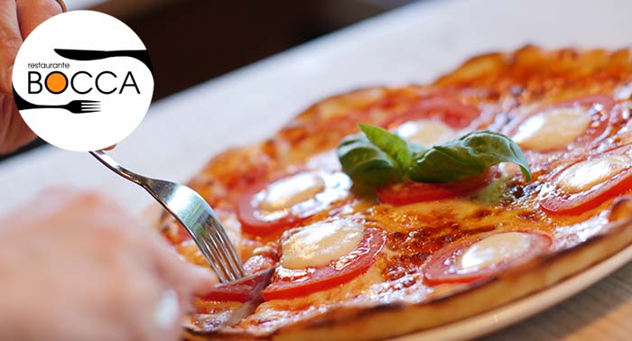 Tu comida italiana preferida de lunes a jueves: Refresco + Pizza o Pasta en Restaurante Bocca