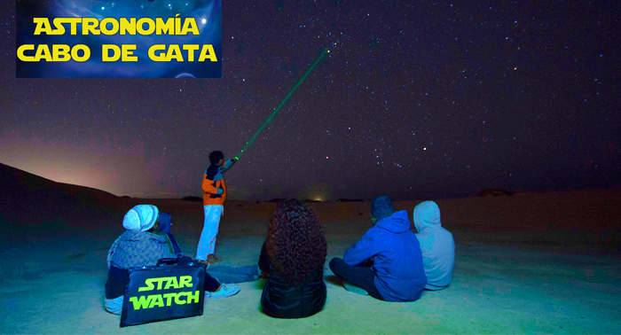 ¡Una noche mágica! Observación de Estrellas o Senderismo con Luna Llena en Cabo de Gata-Níjar