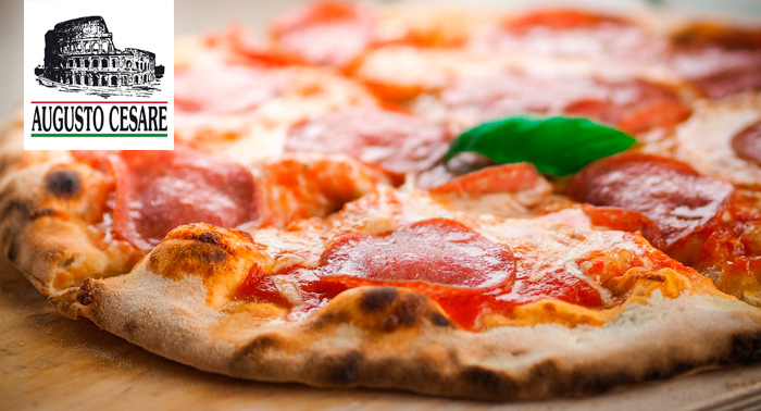 ¡Disfruta de la mejor cocina Italiana! Pizza o Pasta con 1 Bebida en Augusto Cesare