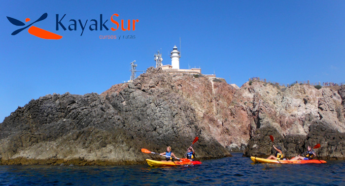 Ruta Kayak La Fabriquilla - Arrecife de las Sirenas Cabo de Gata + snorkel + Rep. Fotográfico