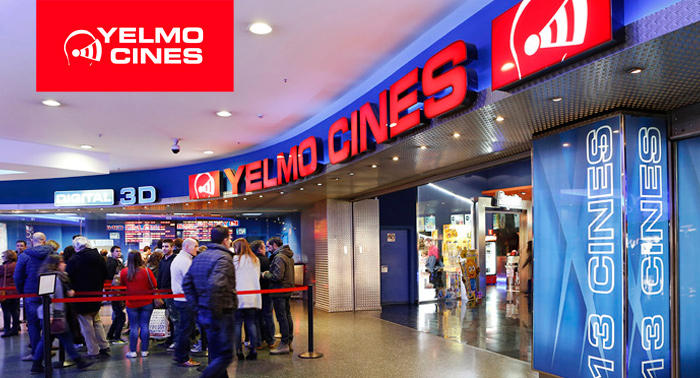 Entrada al cine en YELMO ROQUETAS por 4,50€ o Entrada + Palomitas + Refresco por sólo 9€ 