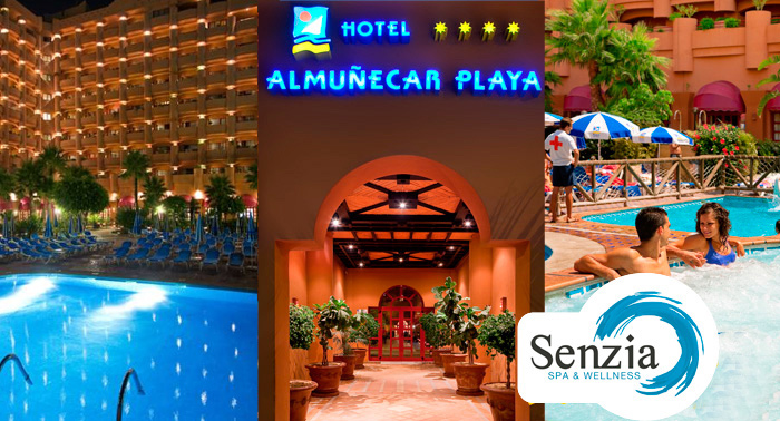 Disfruta del Circuito Spa para 2 +Mascarilla o cocktail en Senzia Almuñécar Playa Spa Hotel****