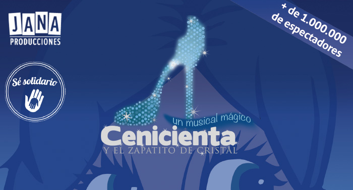 Un mágico musical benéfico infantil se estrena en Jaén: Cenicienta y el Zapatito de Cristal