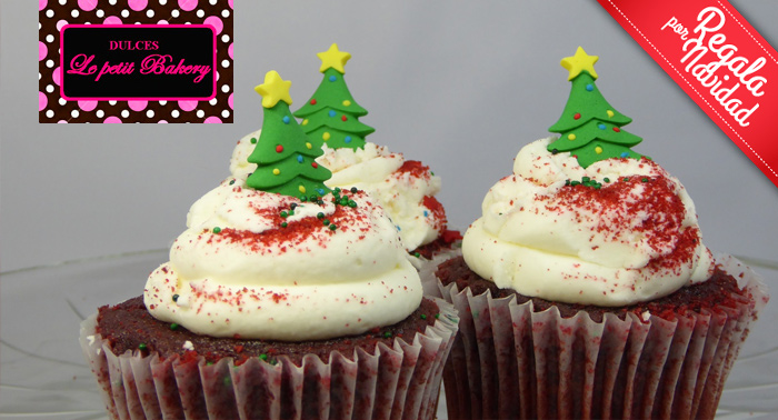 ¡¡Cupcakes Decorados en Le Petit Bakery para una Dulce y Deliciosa Navidad!!