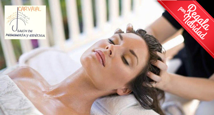 Esta Navidad tu pelo más sano: Tratamiento orgánico y esencias naturales + masaje craneal