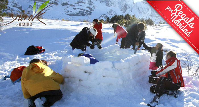 Construcción de Iglús + Raquetas de Nieve ¡Diviértete en Navidad de una forma diferente!