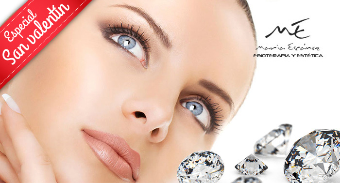 Especial San Valentín: Limpieza facial Punta de Diamante con opción a tratamiento hidratante