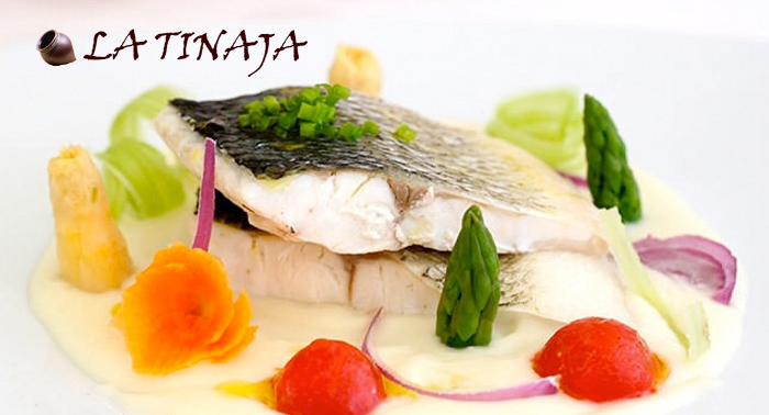 El menú degustación para 2 en La Tinaja: Entrantes + Plato Principal + Bebidas + Postre