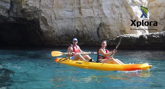 Ruta en Kayak por Las Negras-Playazo o Escullos + Snorkel + Reportaje fotográfico por 18€