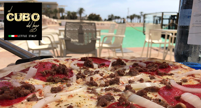 Cena romántica para 2 en el Cubo del Lago de la Plaza del Mar