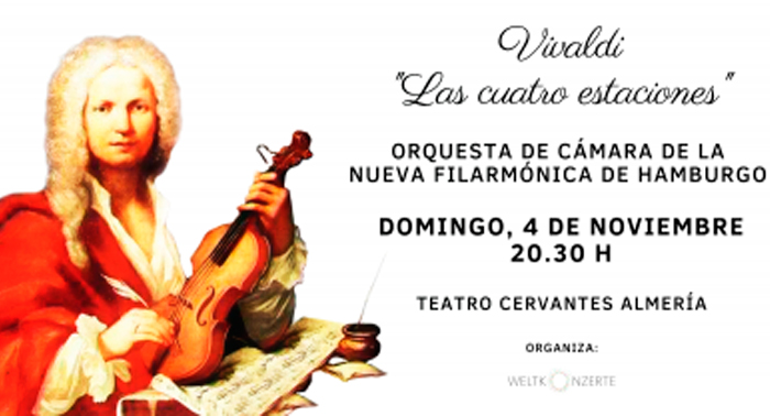 La Orquesta de Cámara de Hamburgo con 'Las Cuatro Estaciones' de Vivaldi en Teatro Cervantes