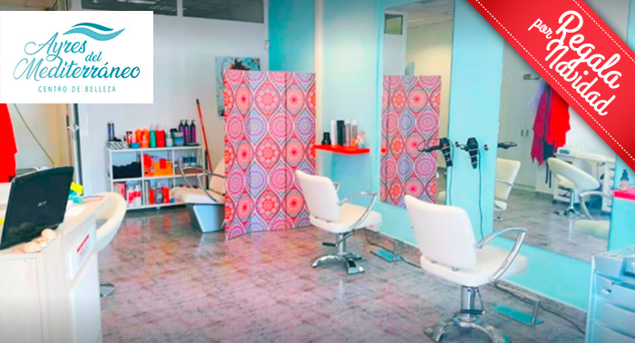 ¡Cuida tu pelo en Ayres del Mediterráneo! Tratamiento Hidratación + Lavado con Masaje + Peinado
