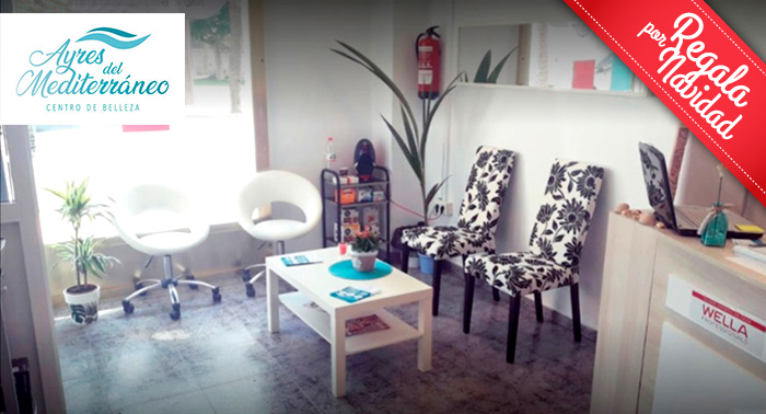 ¡Cuida tu pelo en Ayres del Mediterráneo! Tratamiento Hidratación + Lavado con Masaje + Peinado