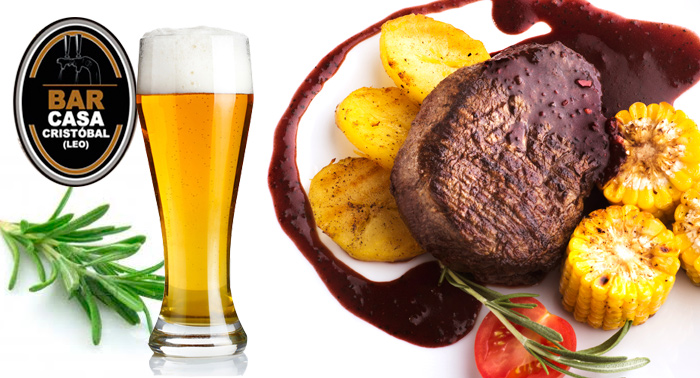 Tapeo para 2 personas: 4 Cañas + 4 Tapas + Ración de la casa, en Casa Cristóbal