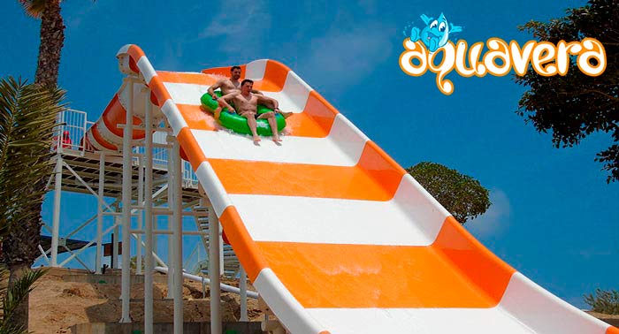 ¡Refréscate y diviértete en el Parque Acuático Aquavera con amigos y familia!