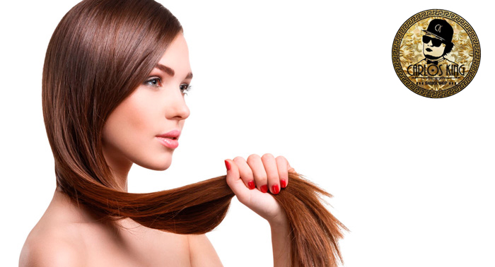 ¡Luce un increíble pelazo! Tratamiento de Keratina en Carlos King Peluqueros Unisex