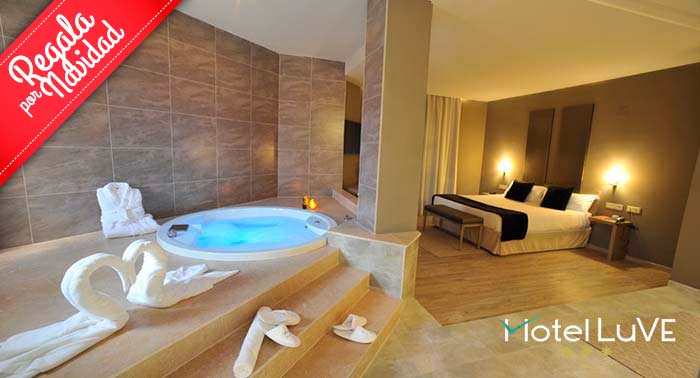 ¡Escapada romántica a Valencia! Noche en Suite con Jacuzzi + Paquete Romántico en Motel Luve
