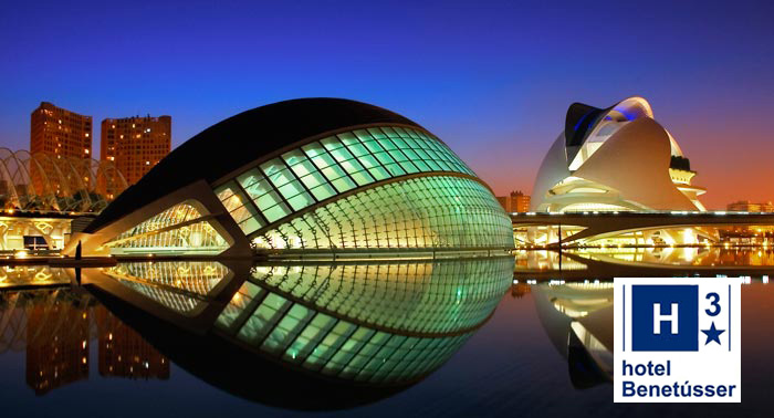 ¡Descubre Valencia en compañía! 1, 2 o 3 Noches + Desayuno Buffet en Hotel Benetusser