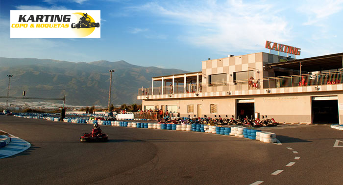 ¡Adrenalina! 2 Tandas de 7min de Kart GT420 o Biplaza BGT42 en Karting Copo & Roquetas