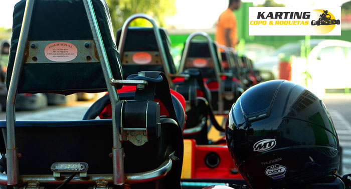 ¡Adrenalina! 2 Tandas de 7min de Kart GT420 o Biplaza BGT42 en Karting Copo & Roquetas