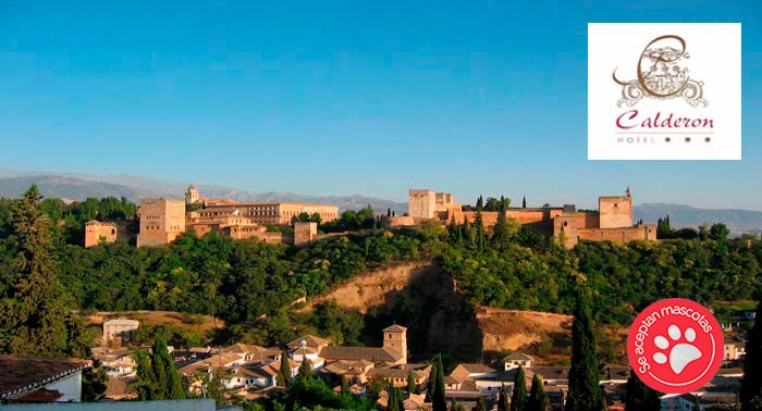 ¡Descubre el encanto de Granada! Para 2 personas: 1 o 2 Noches en Hotel Calderon