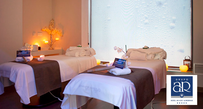 ¡Regala lujo! Circuito Spa + Masaje + Botella Cava + Bombones en Spa & Wellness Almerimar