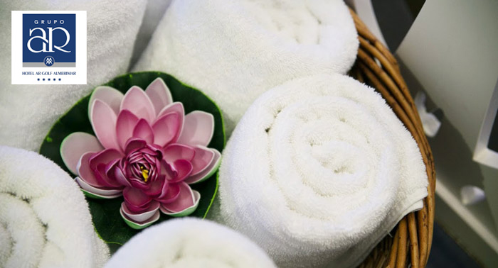 ¡Regala lujo! Circuito Spa + Masaje + Botella Cava + Bombones en Spa & Wellness Almerimar