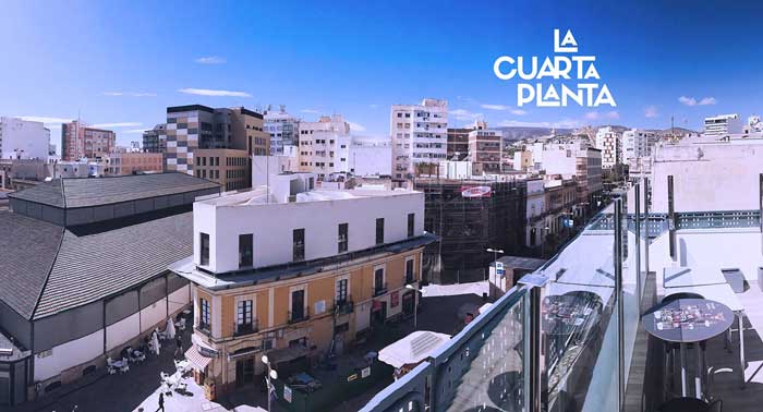 ¡Menú con vistas panorámicas! 1 Entrante + 1 Principal + 2 Bebidas en La Cuarta Planta
