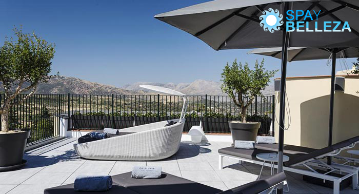 ¡Déjate mimar! Spa Catalonia Ronda con opción a Masaje de 15 o 25 min + Copa de Cava + Cena