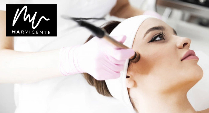 Higiene Facial con Microdermoabrasión con Punta de Diamante + Máscara LED 