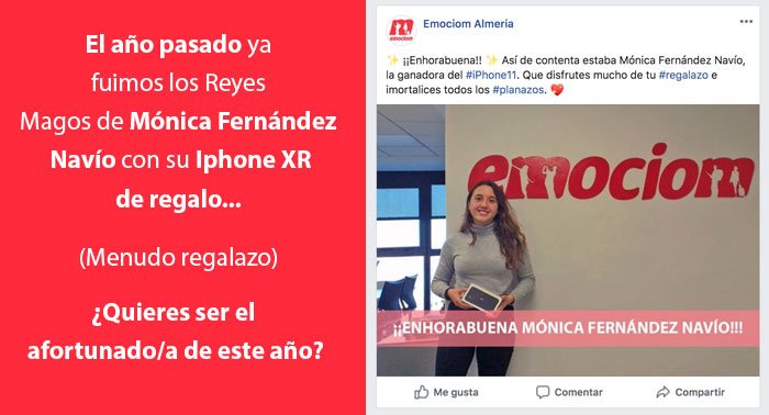 ¡Esta Navidad Emociom será tu mejor Regalo de Reyes Magos! Participa y consigue un iPhone 12