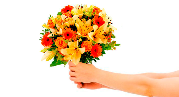 Sorprende con un bonito Ramo de Flores Frescas con Tarjeta Dedicatoria