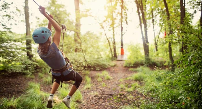 Pack Multiaventura Junior: Tirolina, Escalada, Rapel y Tiro con Arco