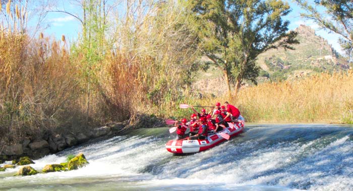 ¡Vive emociones fuertes! Banana-Rafting + Almuerzo + Fotos + Vídeos en el Río Segura