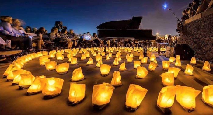 Concierto de David Gómez con 1 Piano & 200 Velas en La Alcazaba 