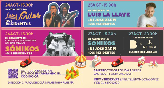 Vive como nunca la Feria de Almería 2022... ¡en Berlín Social Club!