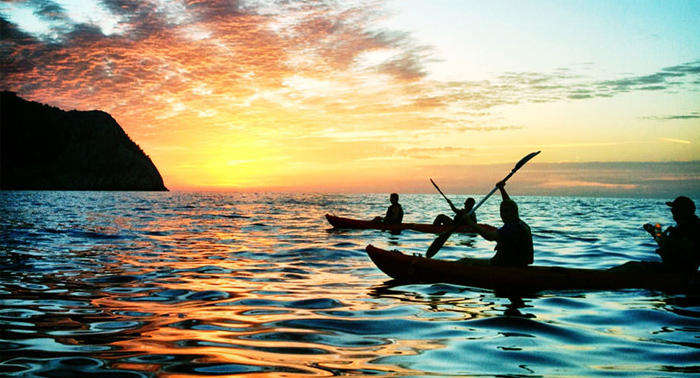 Kayak por el Parque Natural de San José para ver el amanecer/atardecer... ¡planazo inmejorable!